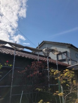 施工前の日本瓦