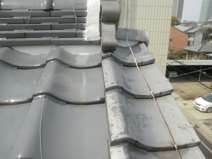 大波スレート屋根現場調査