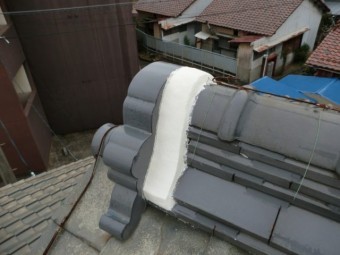 屋根漆喰工事