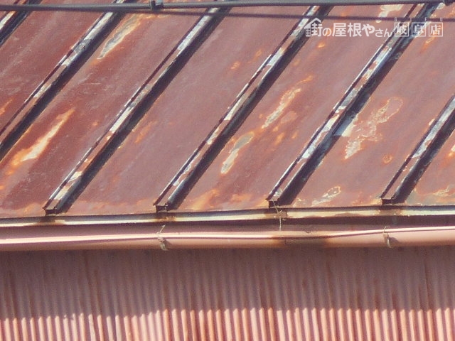 トタン屋根錆
