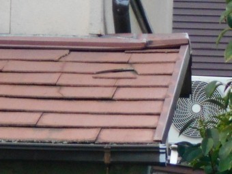 カラーベスト屋根現場調査