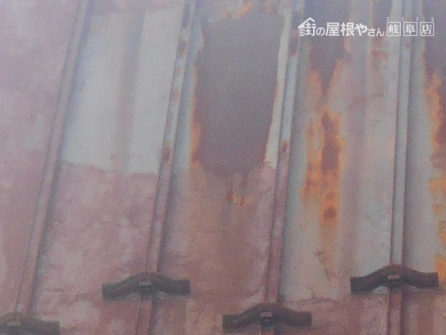 トタン屋根劣化