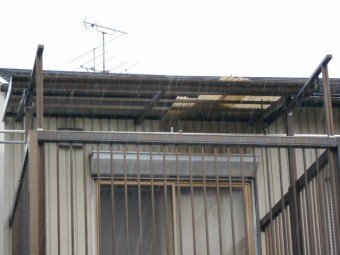 ベランダテラス現場調査
