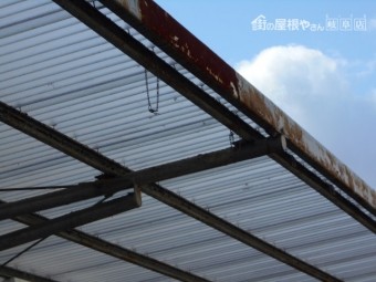 車庫の鉄骨無料調査
