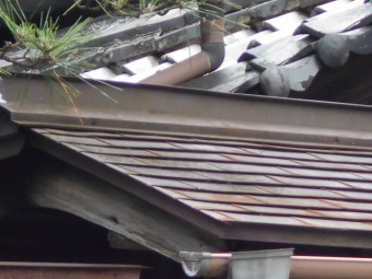 カラートタン一文字葺き