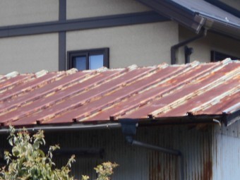 カラートタン瓦棒屋根調査