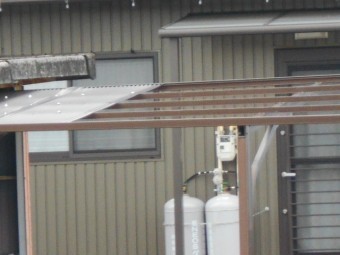 カーポートの屋根調査