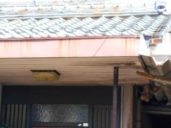 玄関庇調査