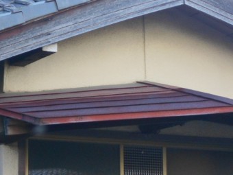 玄関庇調査