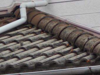 モニエル瓦屋根現場調査