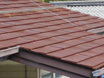 カラートタン横葺き屋根調査