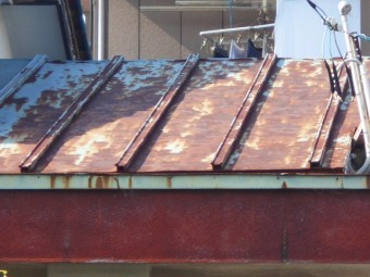 カラートタン瓦棒屋根調査