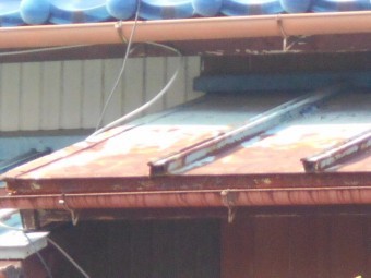 カラートタン瓦棒屋根調査