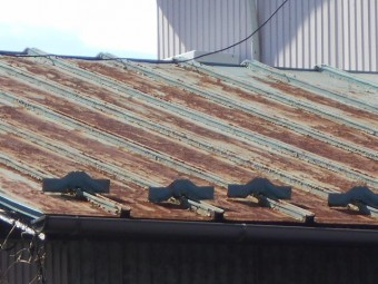 カラートタン瓦棒屋根調査