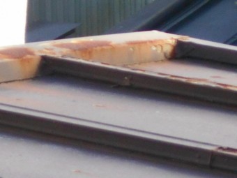 カラートタン瓦棒屋根調査