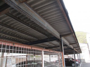 小波スレート屋根調査