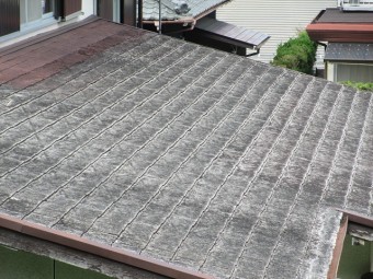 カラーベスト屋根現場調査
