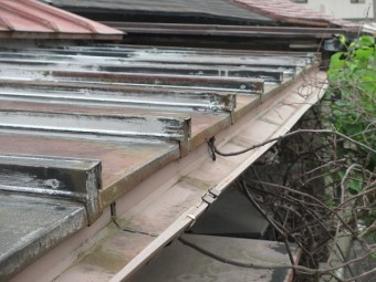 カラートタン瓦棒屋根現場調査