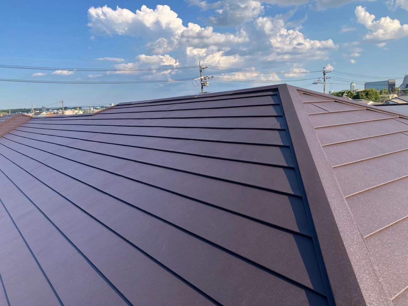 仕上げの板金施工と最終チェック