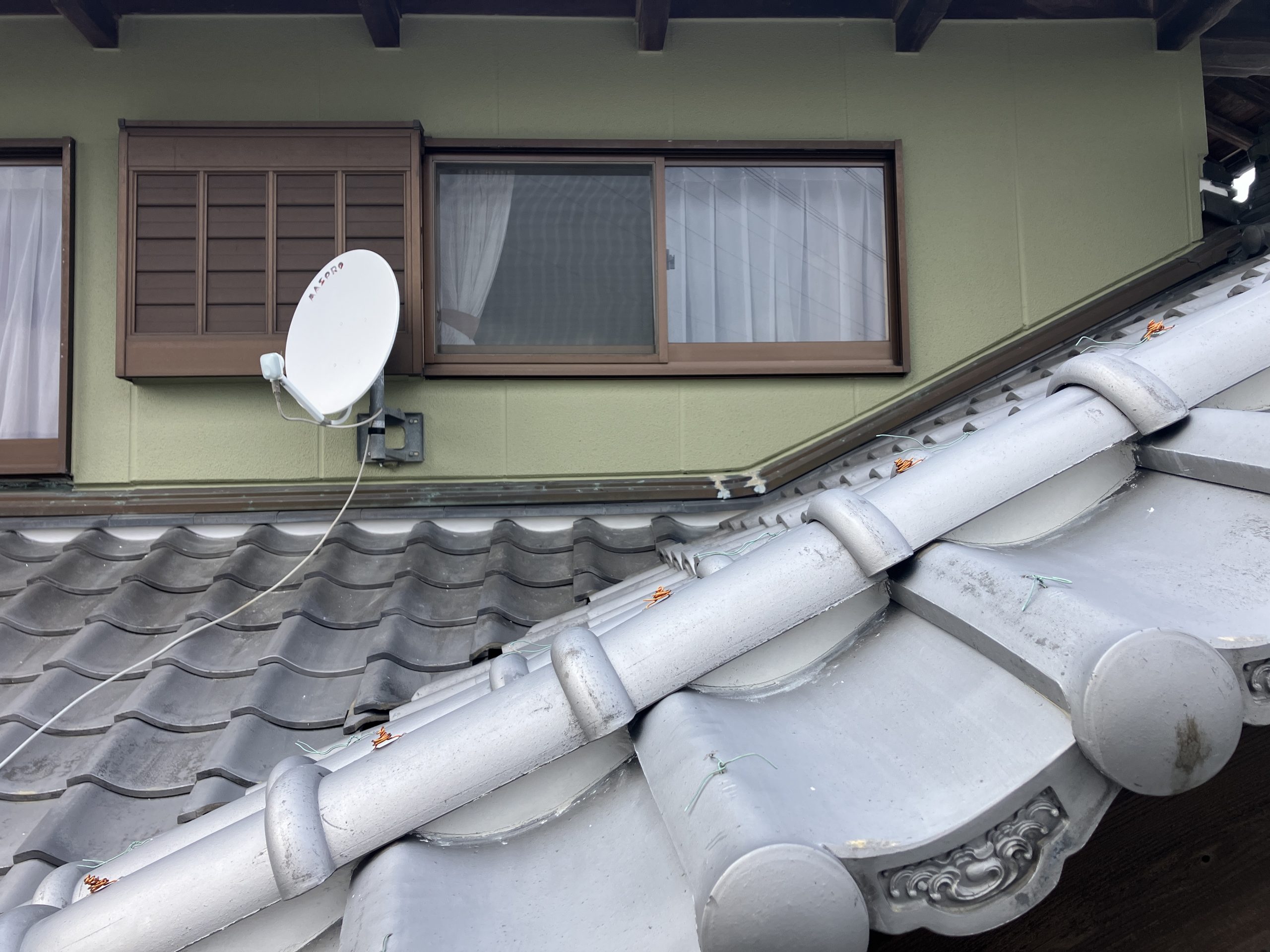 風切丸漆喰　施工後