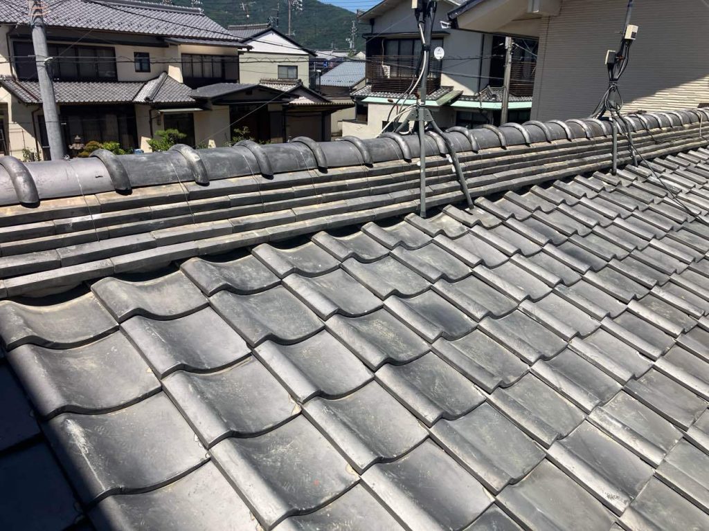 積み直し完了した棟