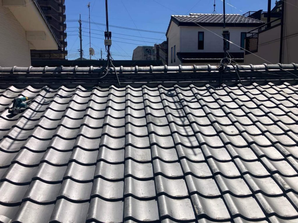 屋根全体の完成状況