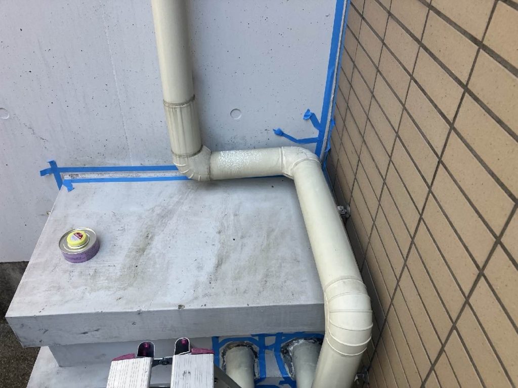 養生した施工箇所全体