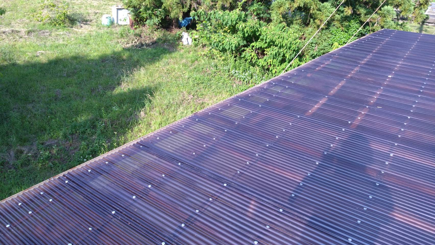 波板張替工事後