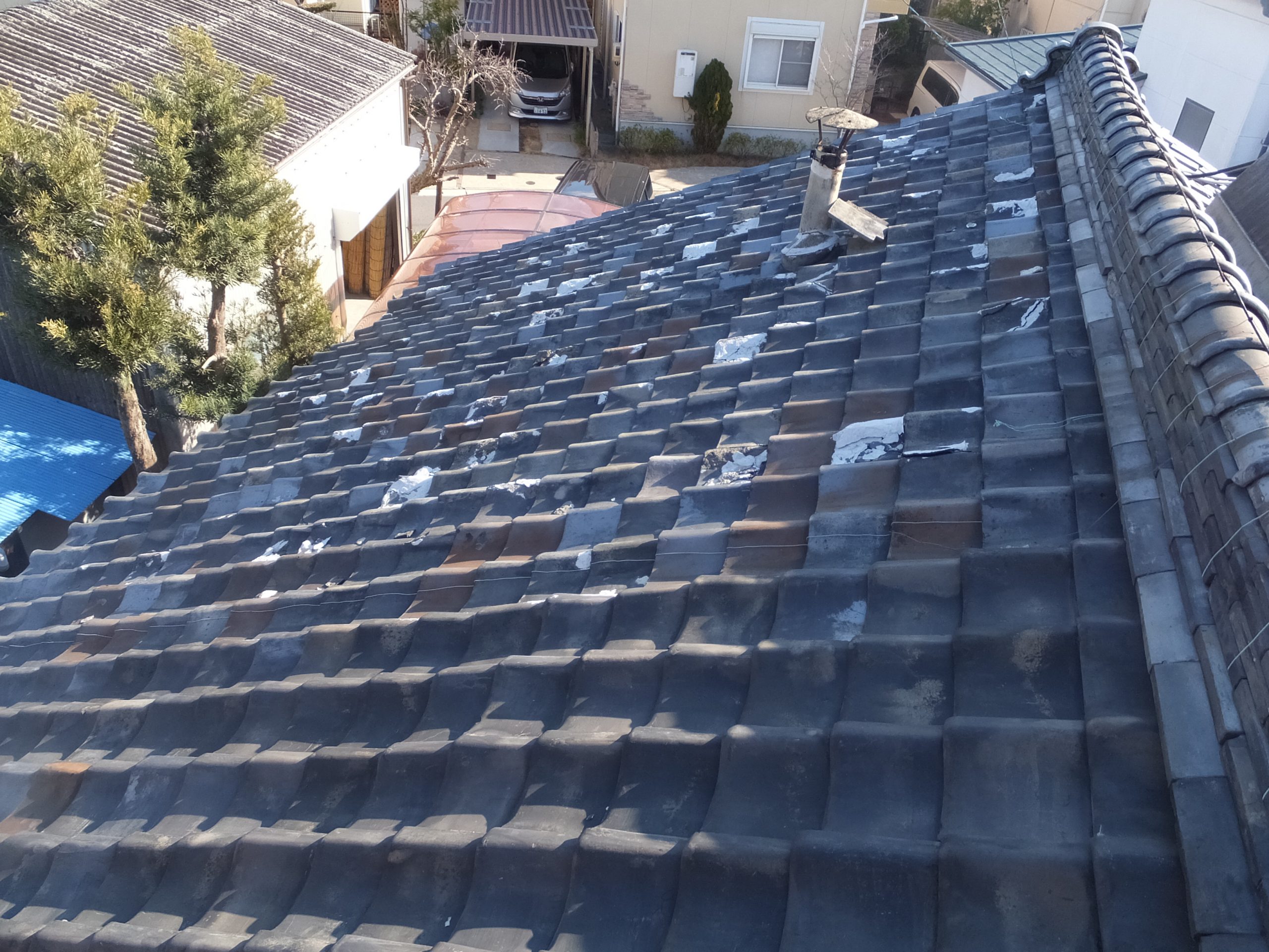 屋根半面葺き替え工事