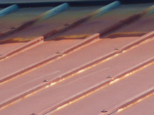 カラー鋼板瓦棒屋根調査