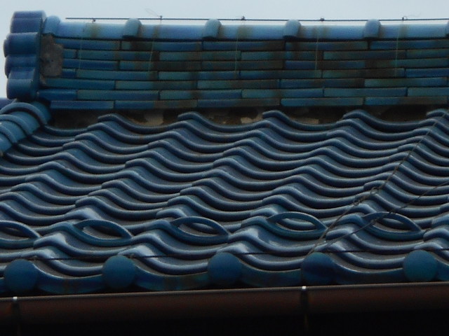 屋根漆喰調査