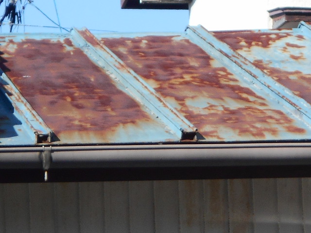 カラートタン瓦棒屋根調査