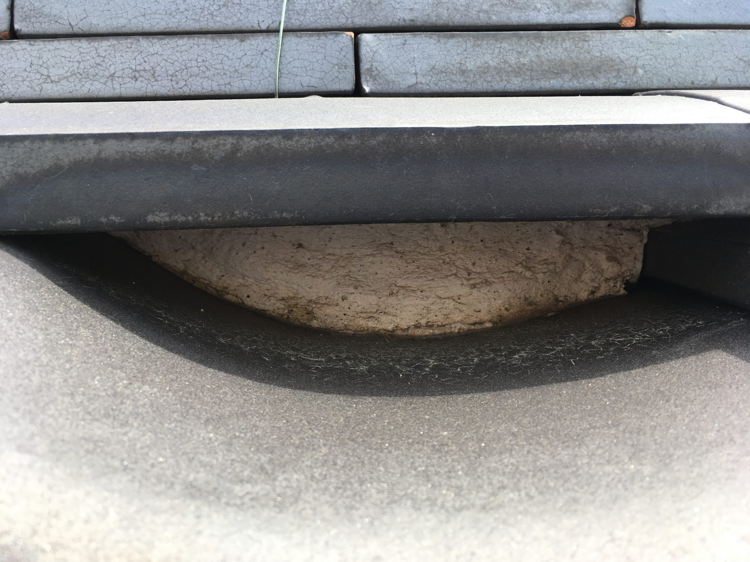 漆喰の劣化が進んでいる箇所