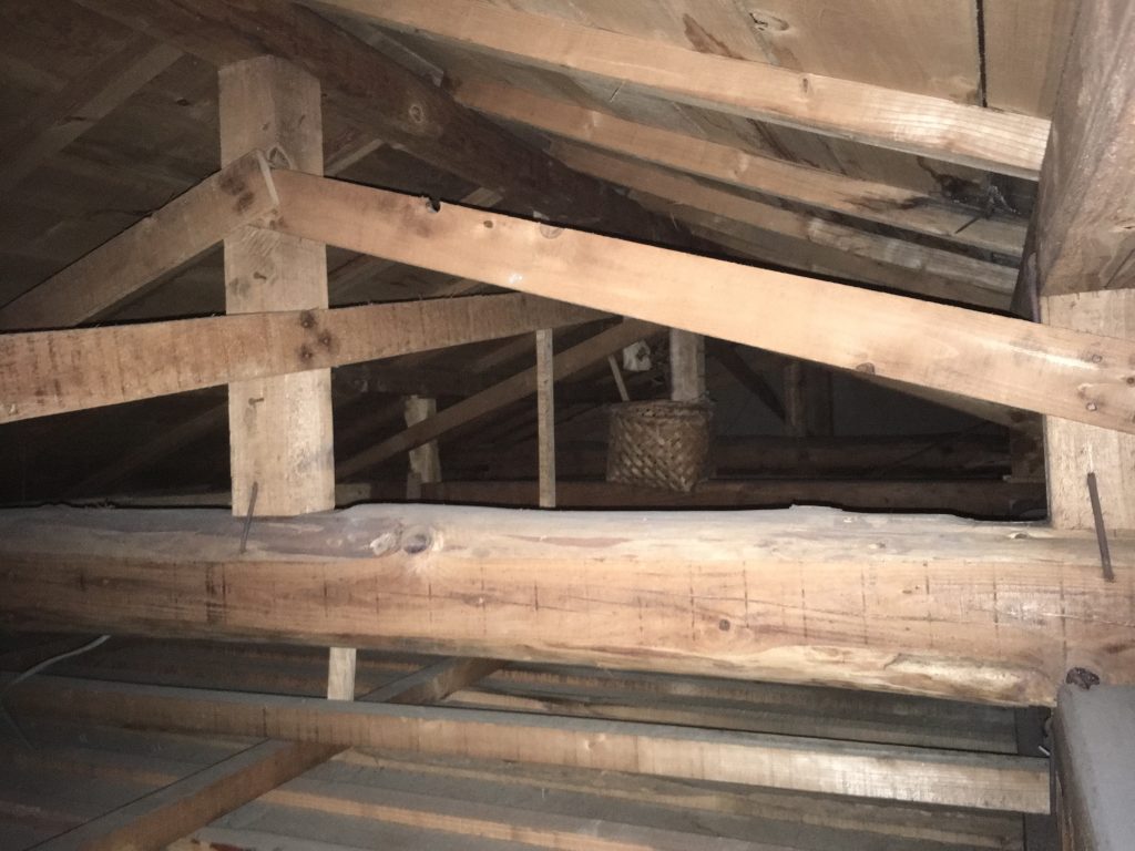 小屋裏木部の調査