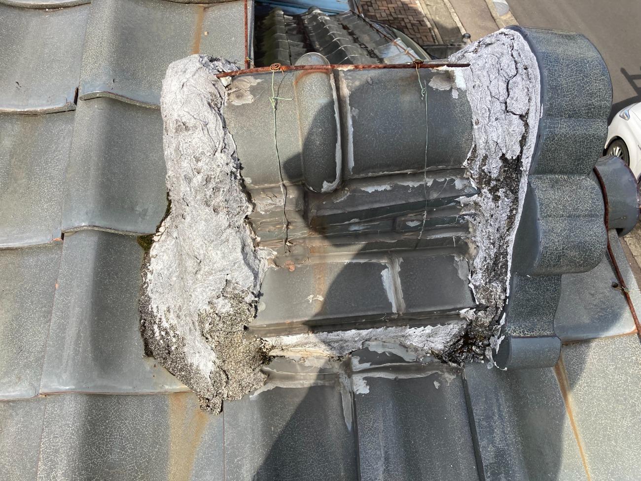 棟取り直し工事　施工前の様子