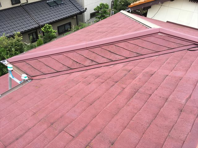 棟板金交換　施工前