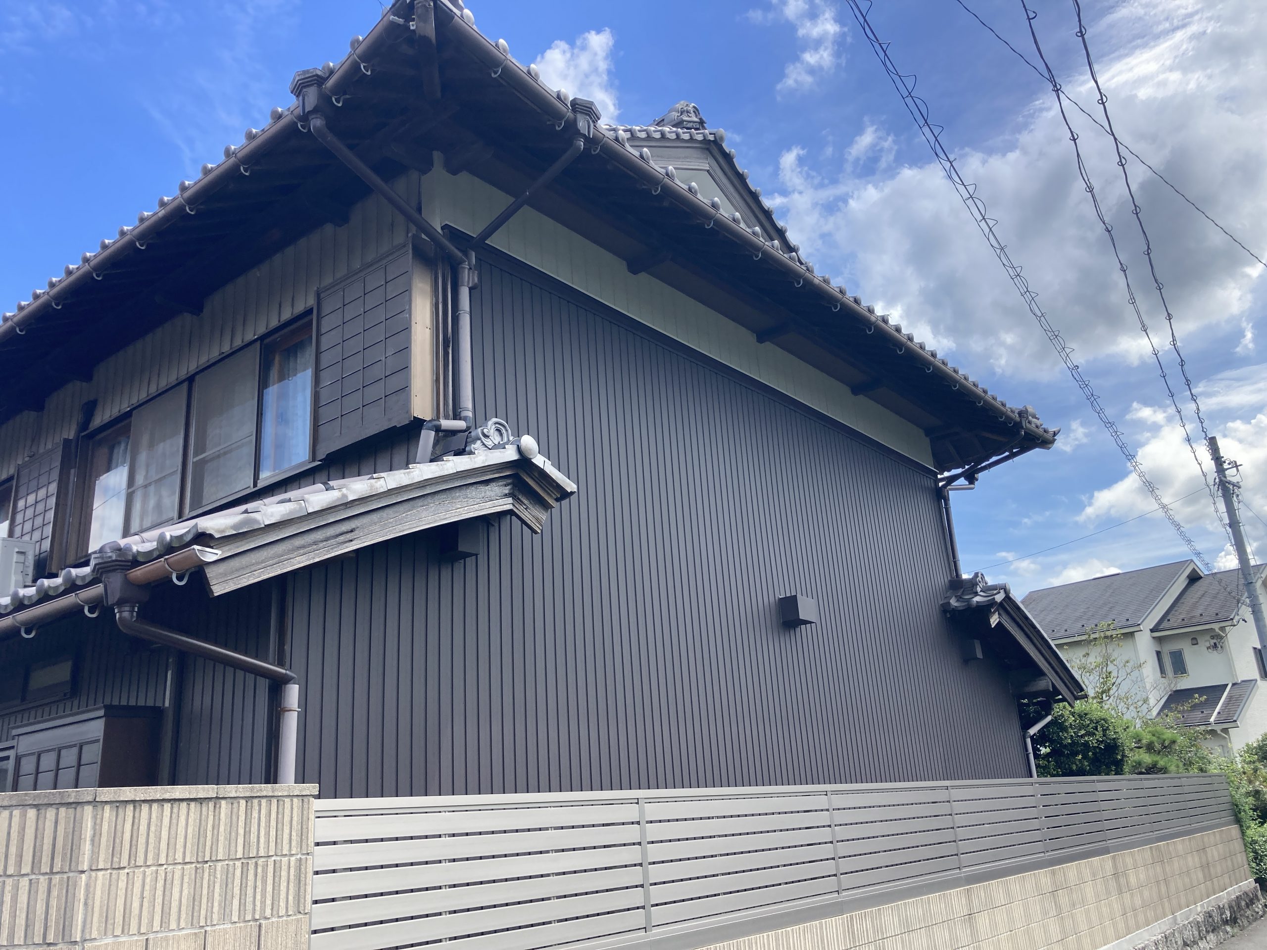 外壁板金張替工事　施工後