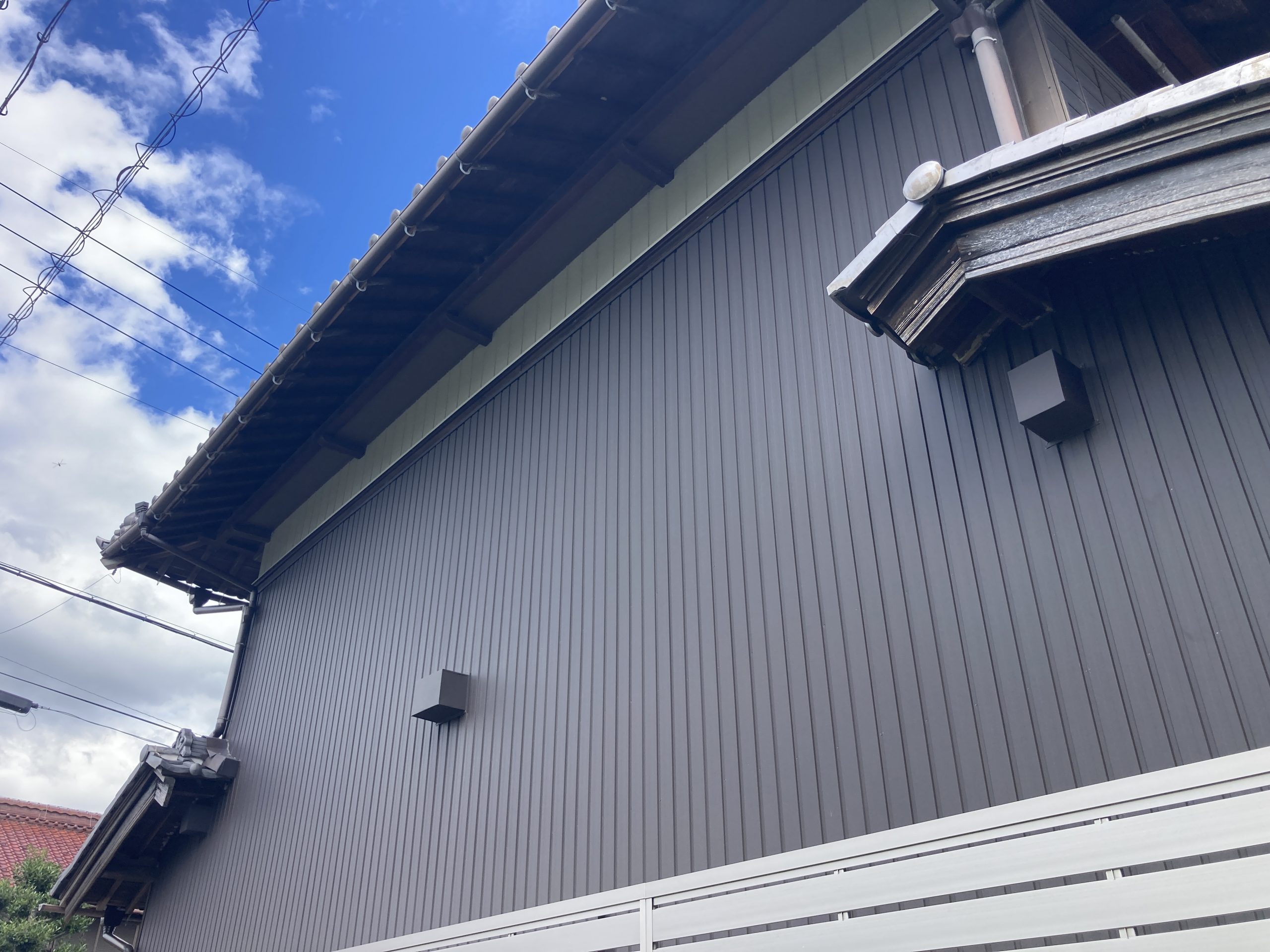 外壁板金張替工事　施工後