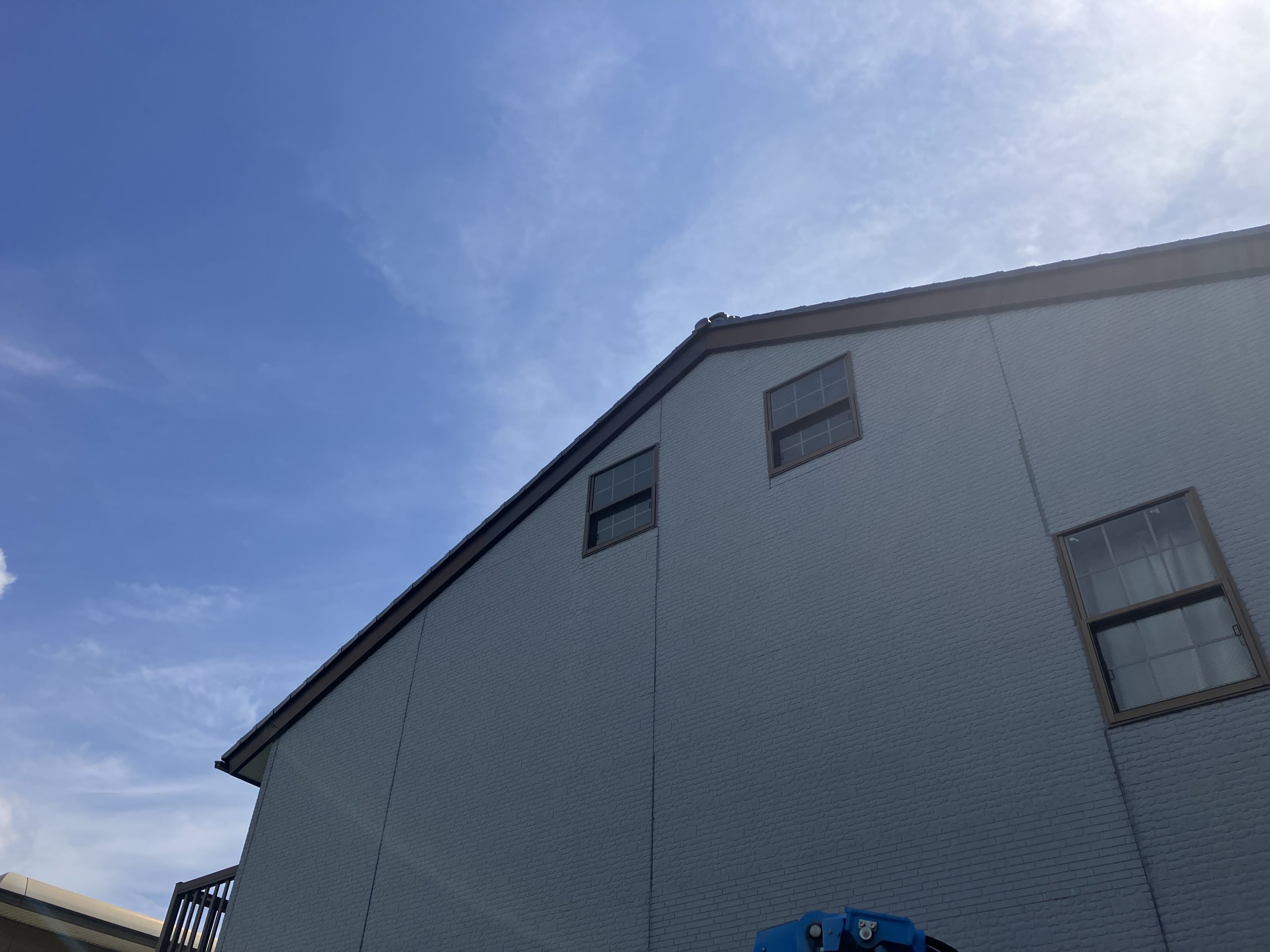 破風板金　補修工事後