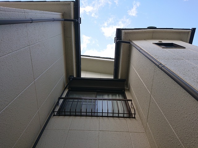 ２階建ての住宅の外壁