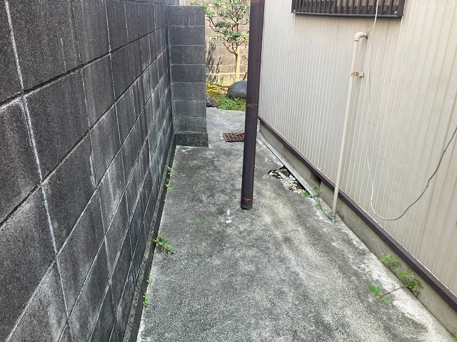 雨樋のサイズを確認
