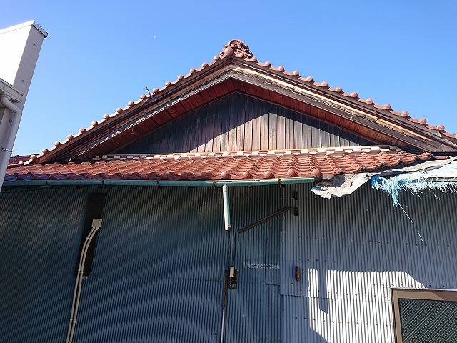 瓦が落ちた着歴あり