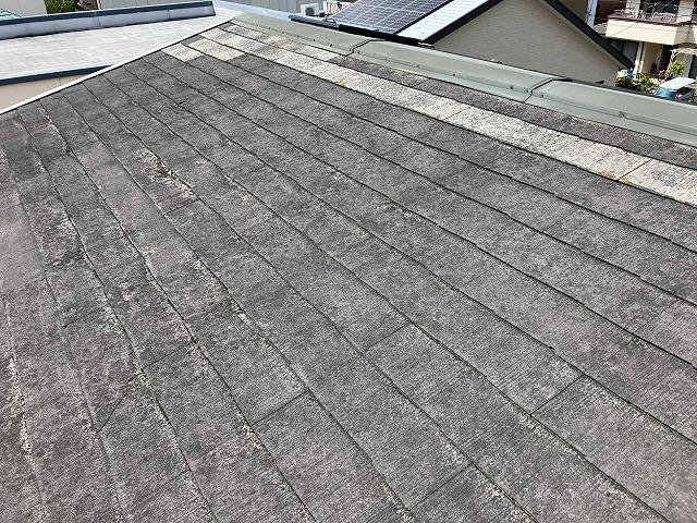 劣化したスレート屋根