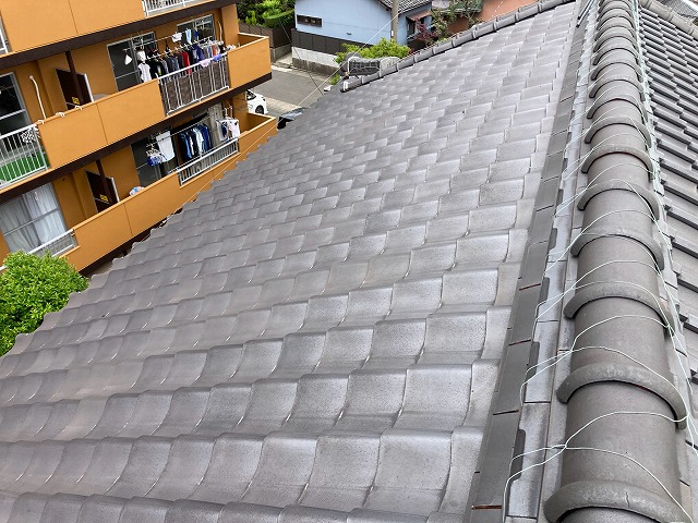瓦屋根の点検