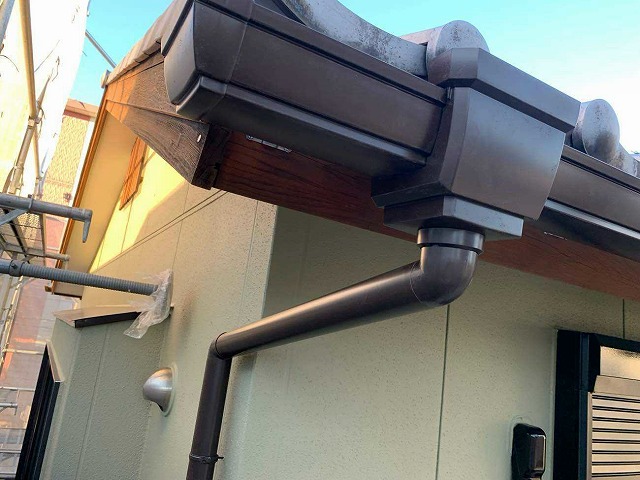 集水器から竪管に接続