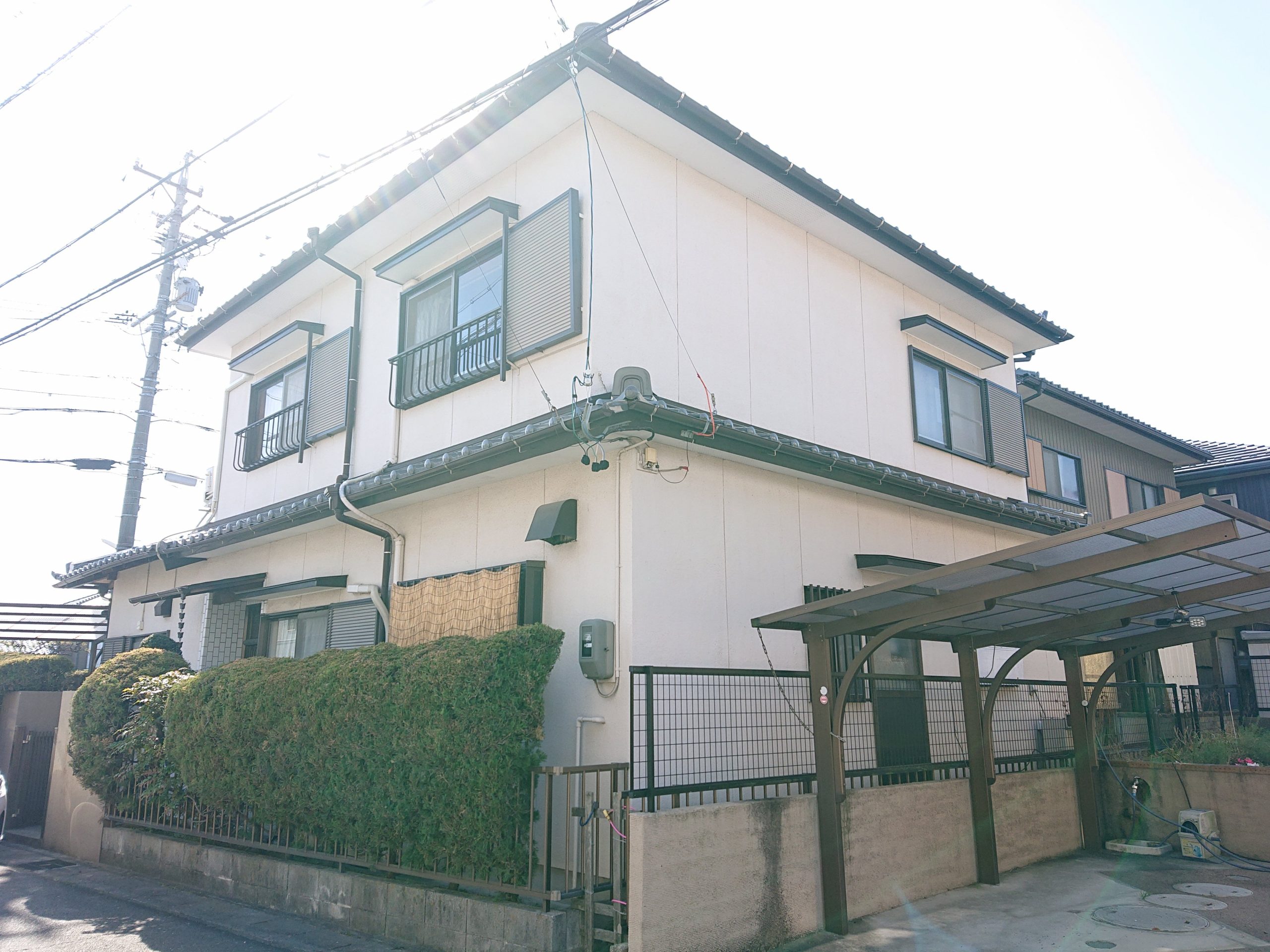 外壁塗装工事　施工前外観