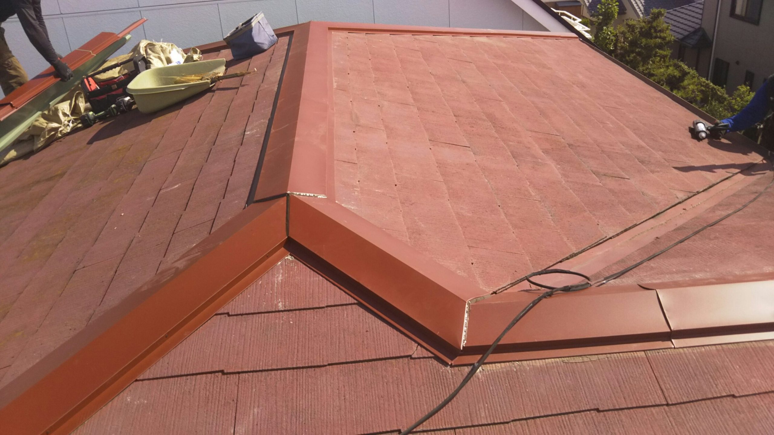 棟板金交換　施工後